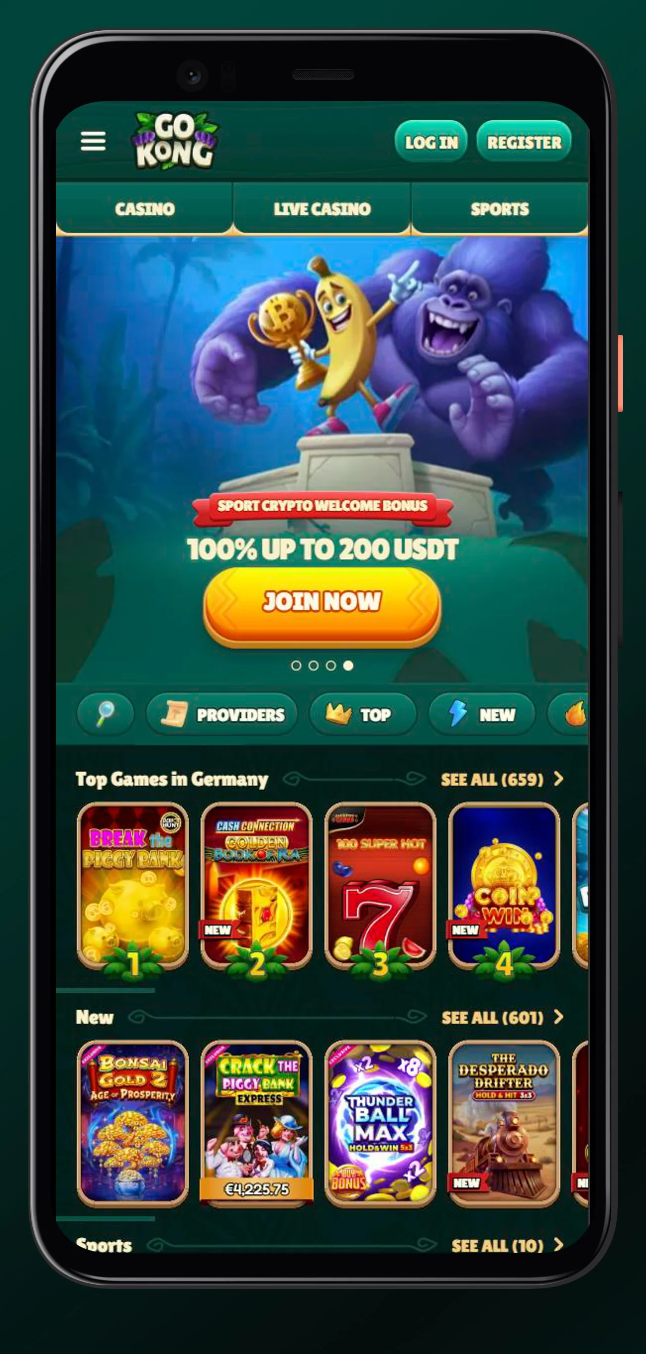 GoKong on Mobile