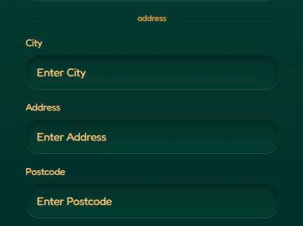 Fill in your personal details: